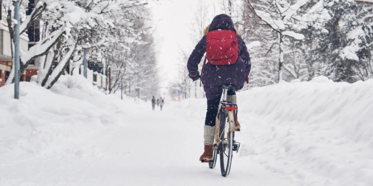 Fahrradfahren im Winter: Kleidung, Radpflege und Fahrstil