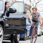 Dooring: Gefahr für Fahrradfahrer durch geöffnete Autotüren