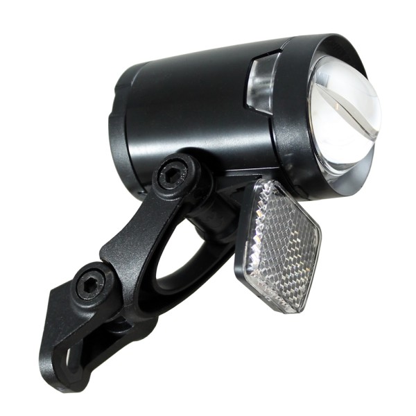 Herrmans Fahrrad LED Scheinwerfer H-Black Pro E-Bike 200 Lumen Frontlicht
